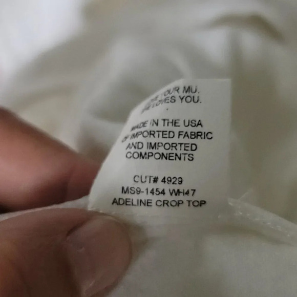 Nwot Show Me Your MuMu Adeline Crop Top - Picture 7 of 8